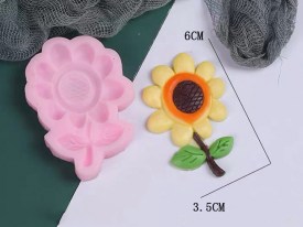 Molde silicona fondant girasol